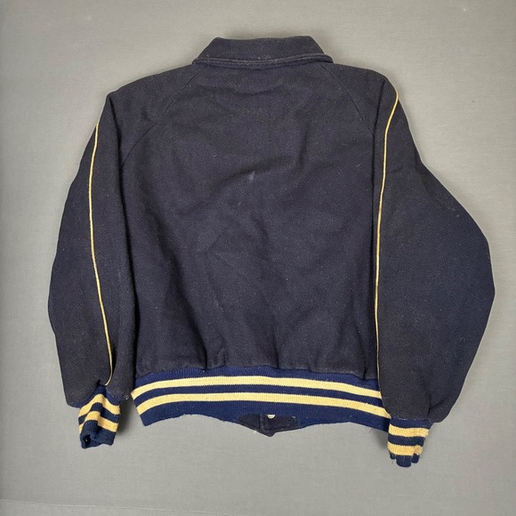 Vintage Empire Sporting Goods Men's Wool Varsity Jacket Size XL, Navy Blur - Picture 2 of 7